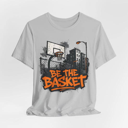 BE THE BASKET Basketball City Graffiti 3, Unisex T-Shirt, Disc Golf Shirt