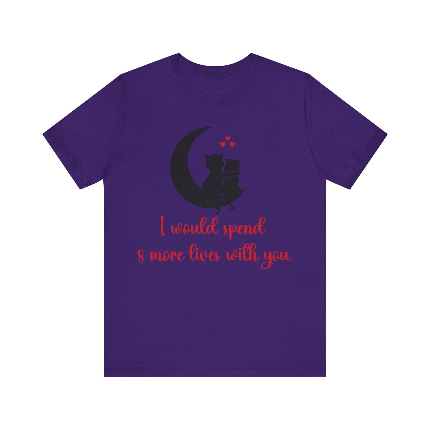 Cute Cat Love Unisex T-shirt, Perfect Anniversary or Valentine's gift.