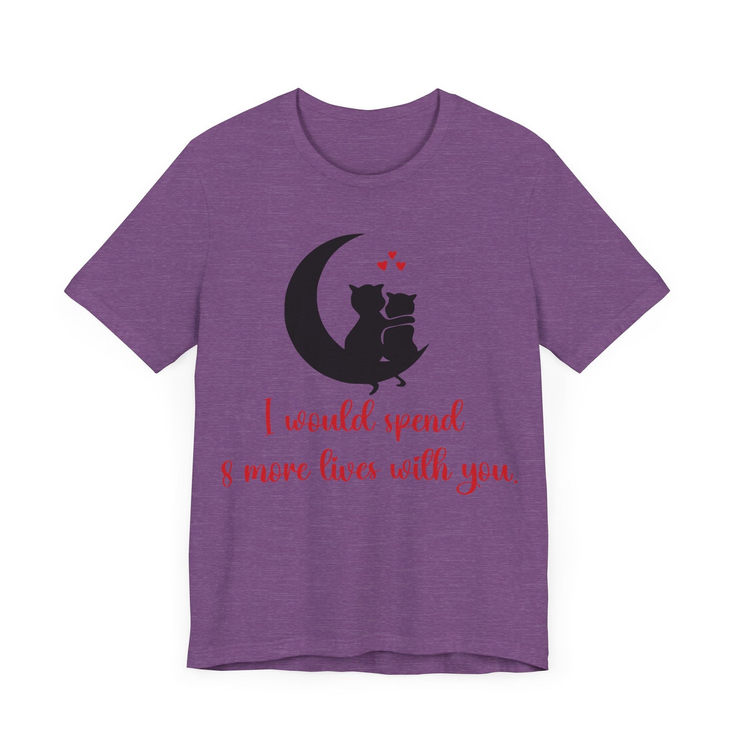 Cute Cat Love Unisex T-shirt, Perfect Anniversary or Valentine's gift.