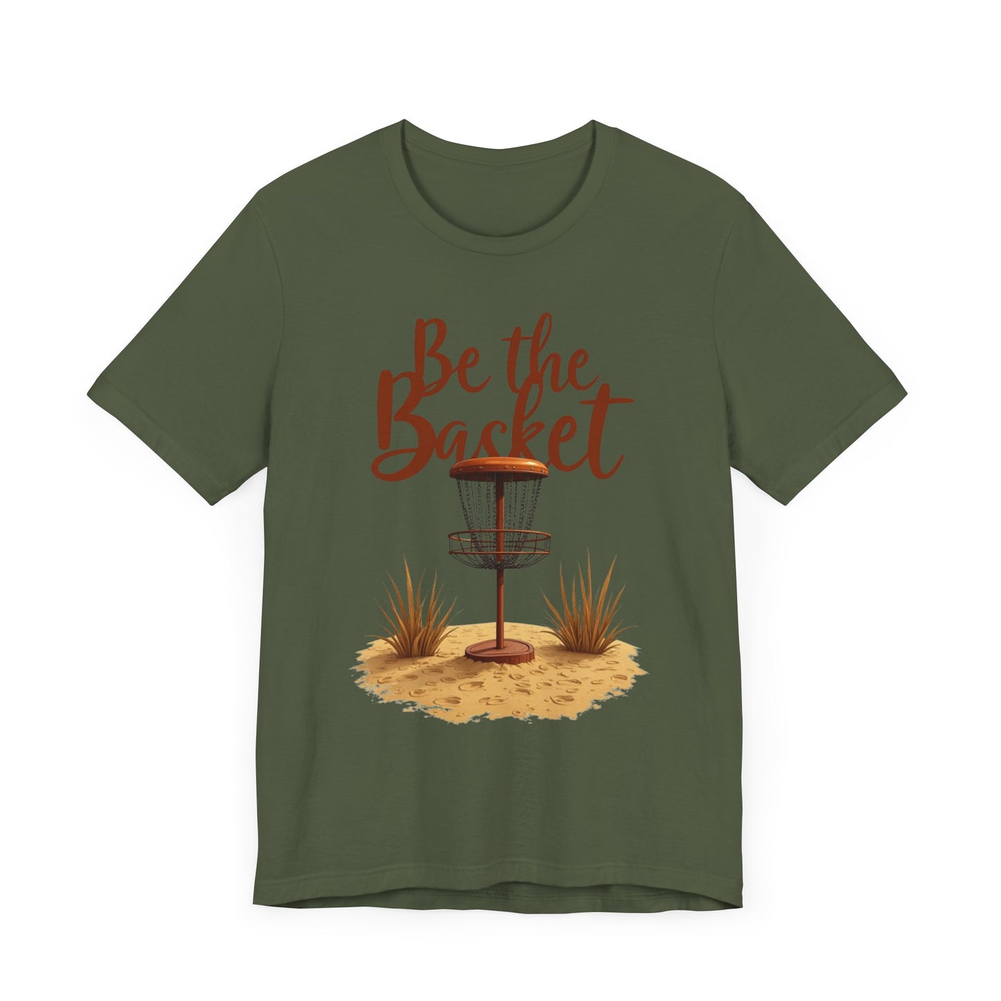 Be The Basket Brand - Desert Style -  Soft Unisex T-shirt, Disc Golf Shirt, Cool T-Shirt DISC GOLF SHIRT