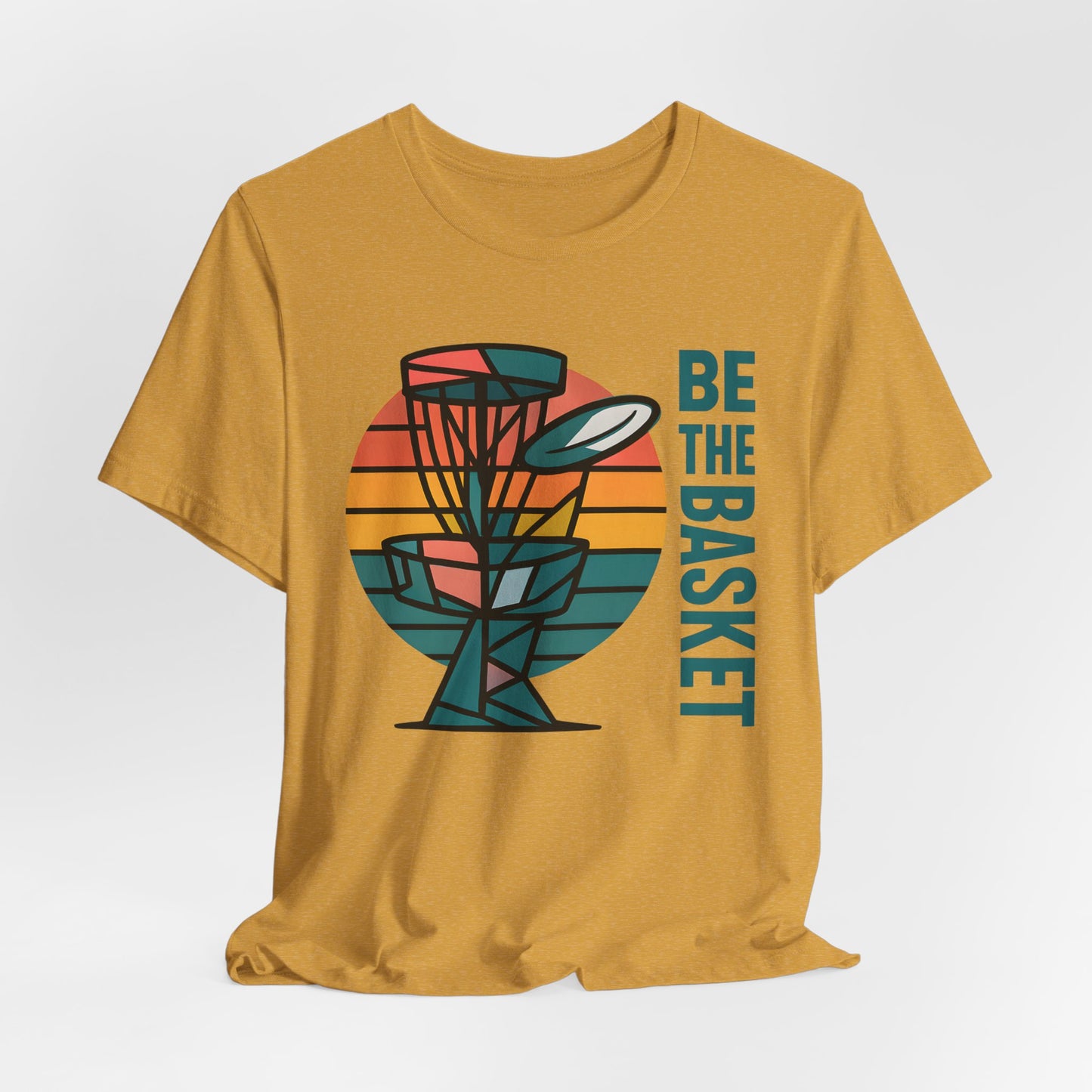 BE THE BASKET Disc Golf Basket Art 9, Disc Golf Unisex T-Shirt