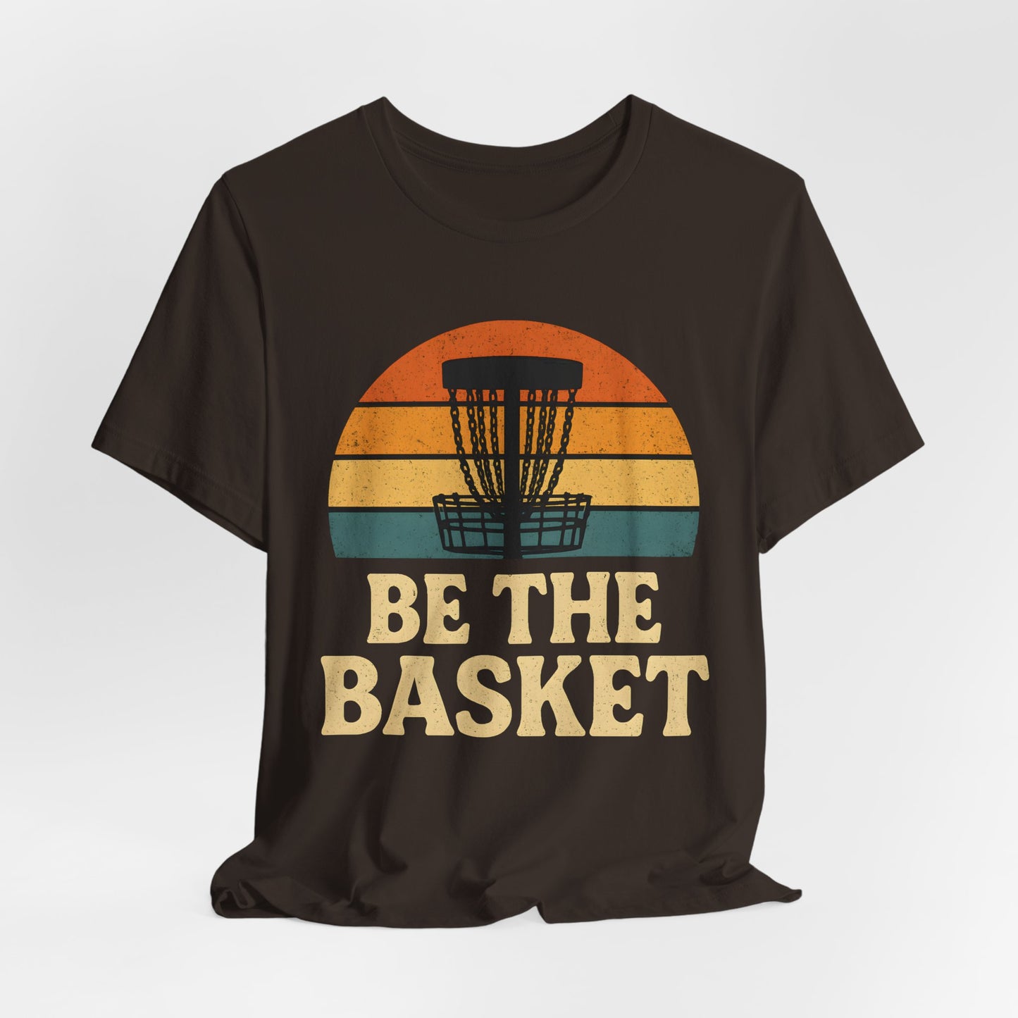 BE THE BASKET Disc Golf Basket Retro 8, Disc Golf Unisex T-Shirt