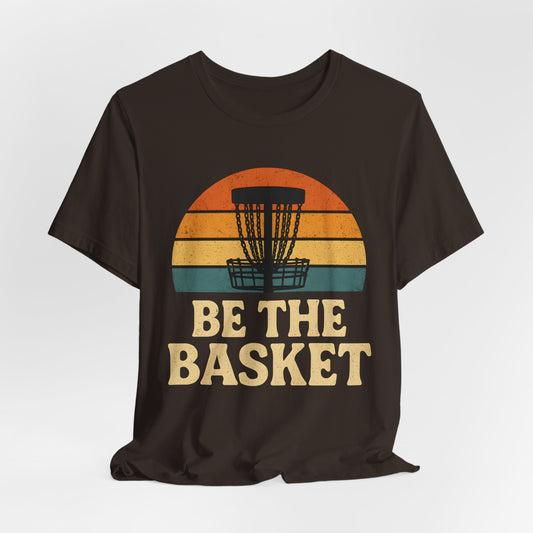 BE THE BASKET Disc Golf Basket Retro 8, Disc Golf Unisex T-Shirt