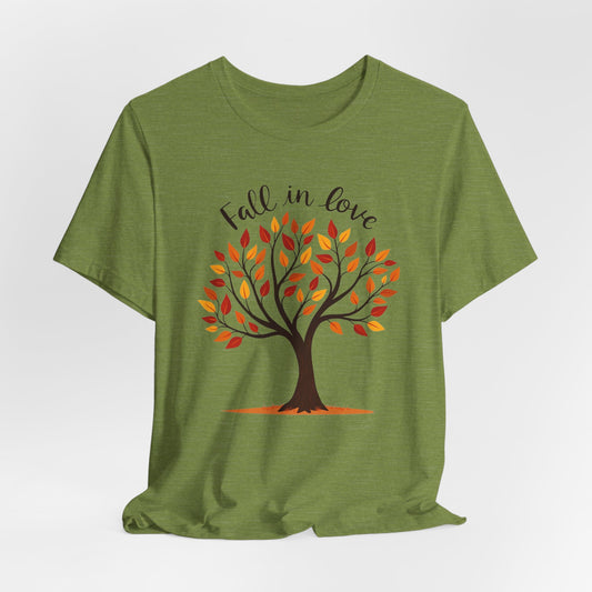 Fall in love Autumn Design, Unisex T-Shirt
