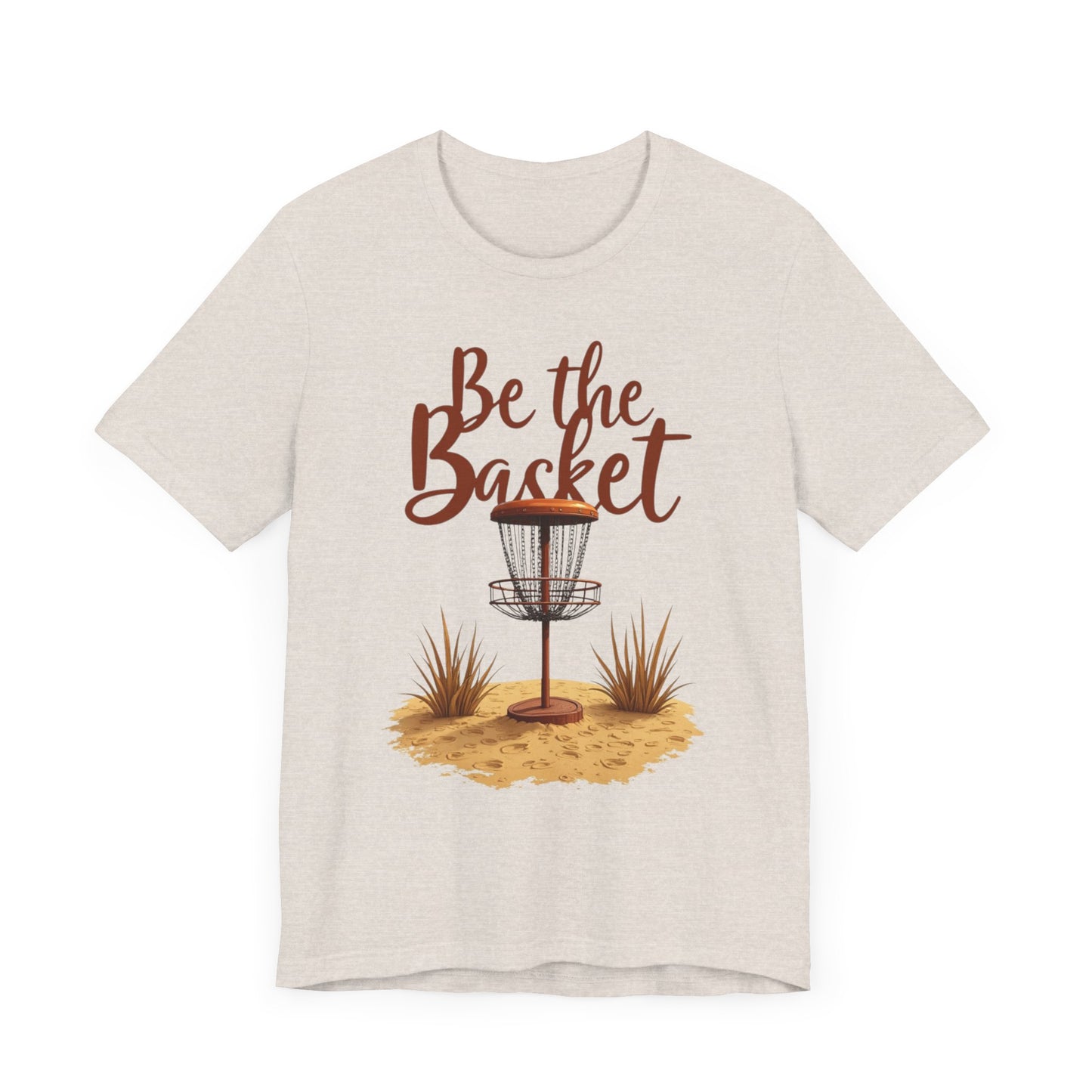 Be The Basket Brand - Desert Style -  Soft Unisex T-shirt, Disc Golf Shirt, Cool T-Shirt DISC GOLF SHIRT