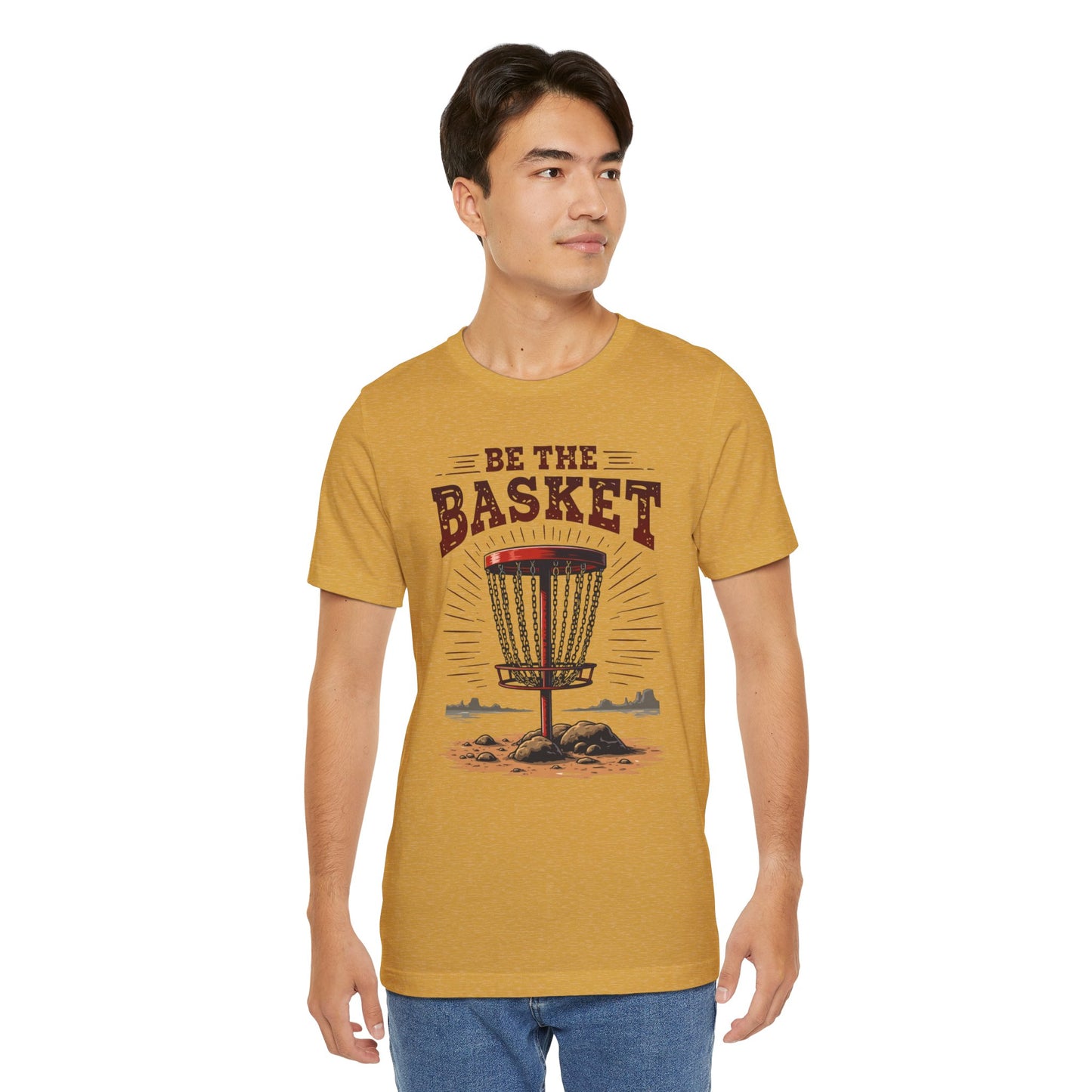 Be The Basket Brand Softstyle Unisex T-shirt, Disc Golf Shirt, Cool T-Shirt DISC GOLF SHIRT