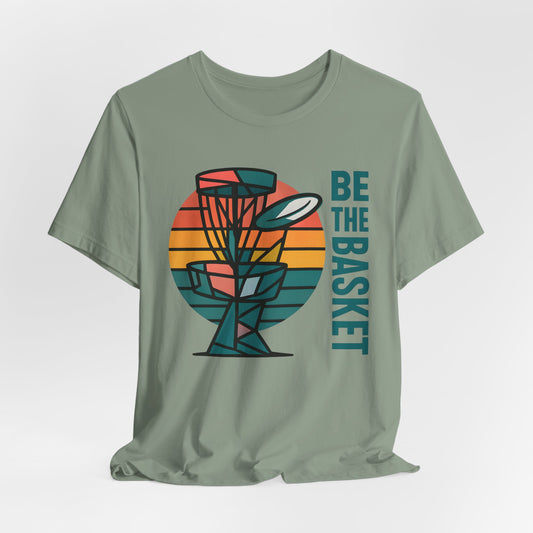 BE THE BASKET Disc Golf Basket Art 9, Disc Golf Unisex T-Shirt