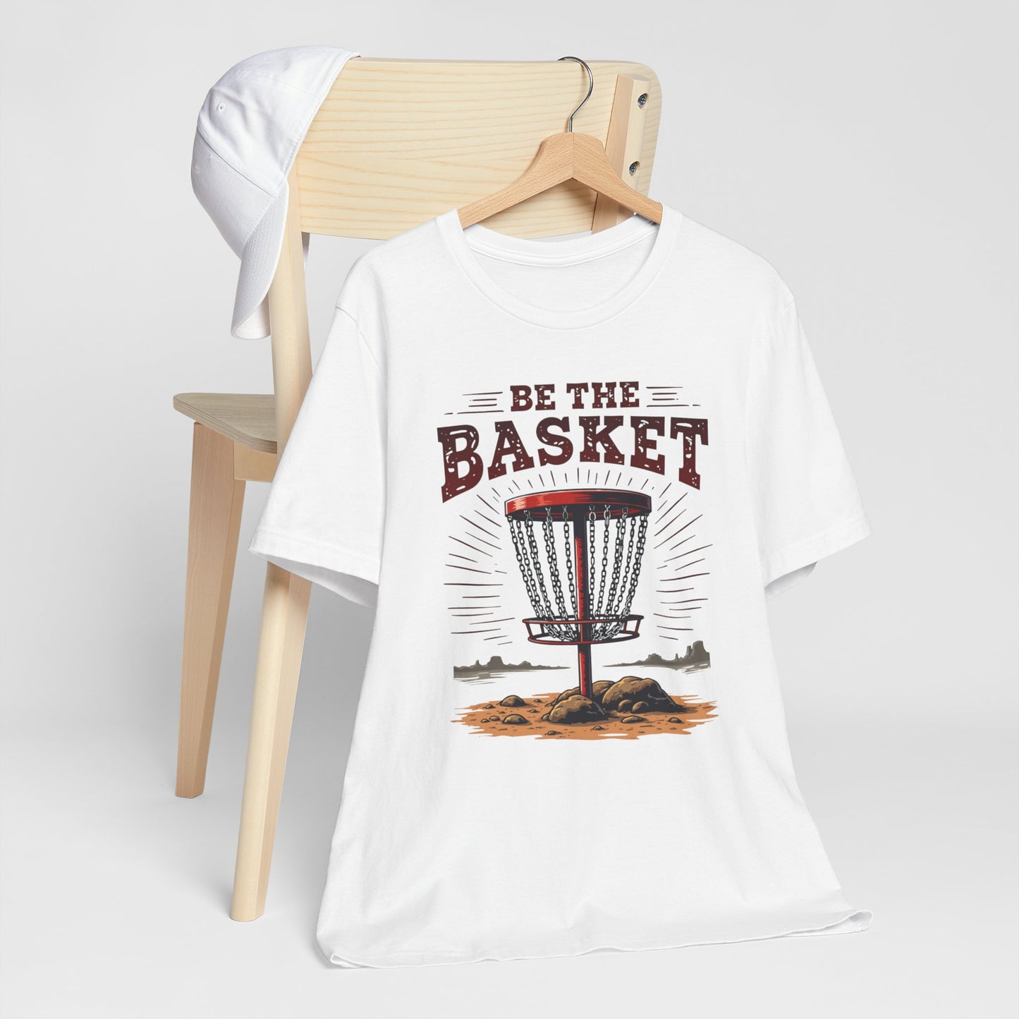 Be The Basket Brand Softstyle Unisex T-shirt, Disc Golf Shirt, Cool T-Shirt DISC GOLF SHIRT