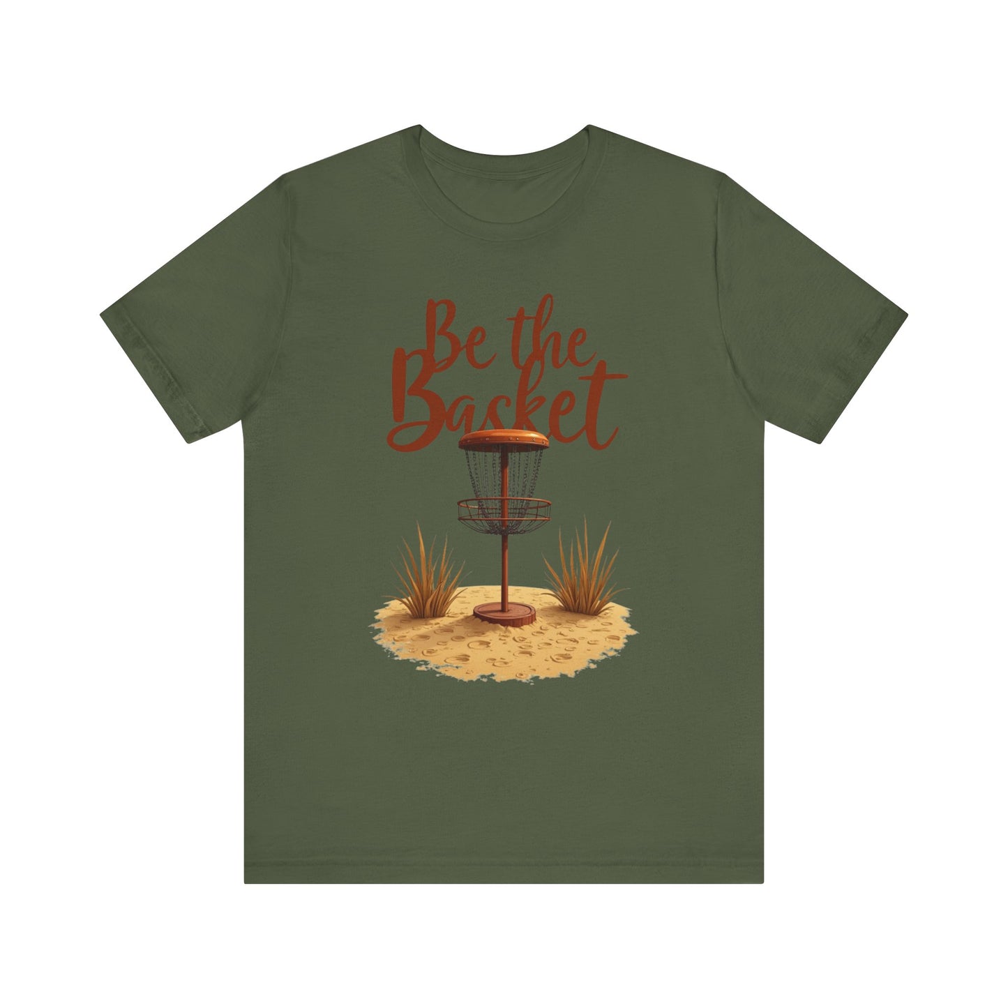 Be The Basket Brand - Desert Style -  Soft Unisex T-shirt, Disc Golf Shirt, Cool T-Shirt DISC GOLF SHIRT