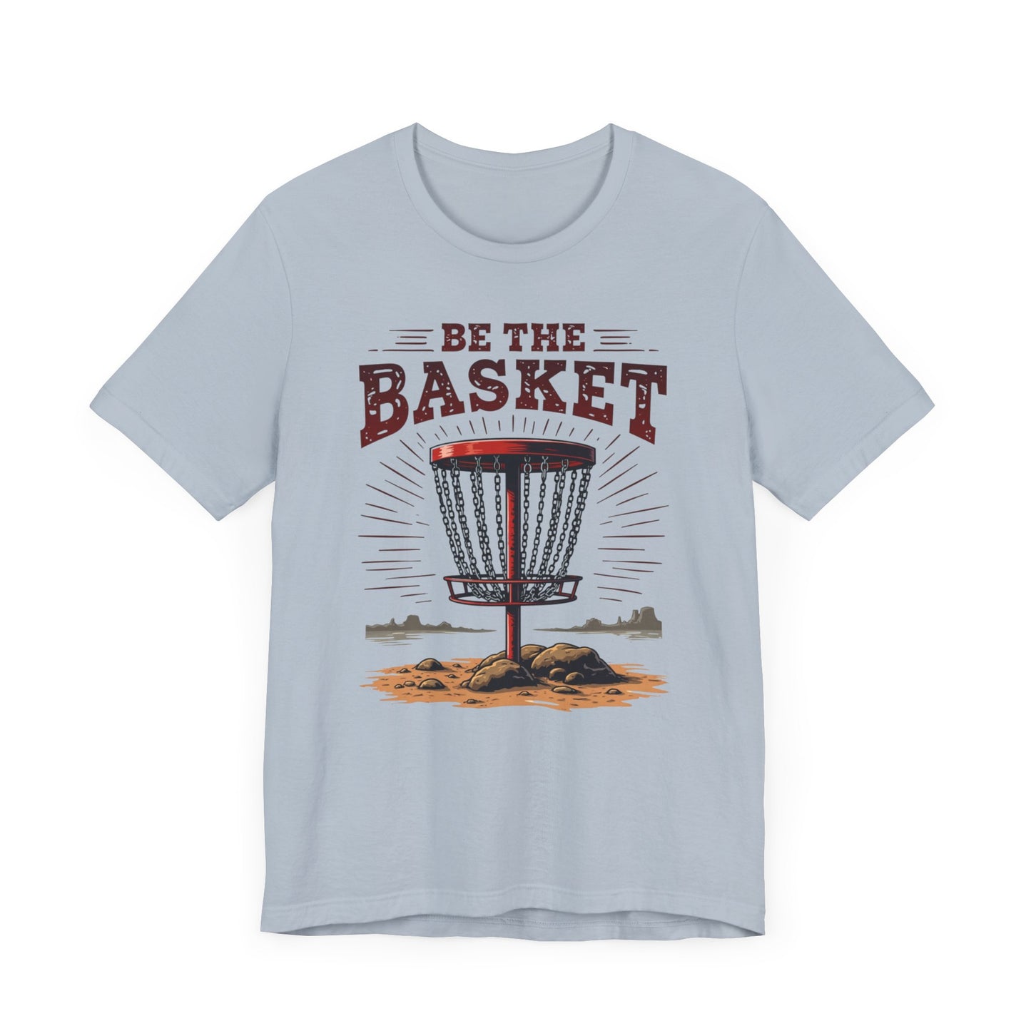 Be The Basket Brand Softstyle Unisex T-shirt, Disc Golf Shirt, Cool T-Shirt DISC GOLF SHIRT