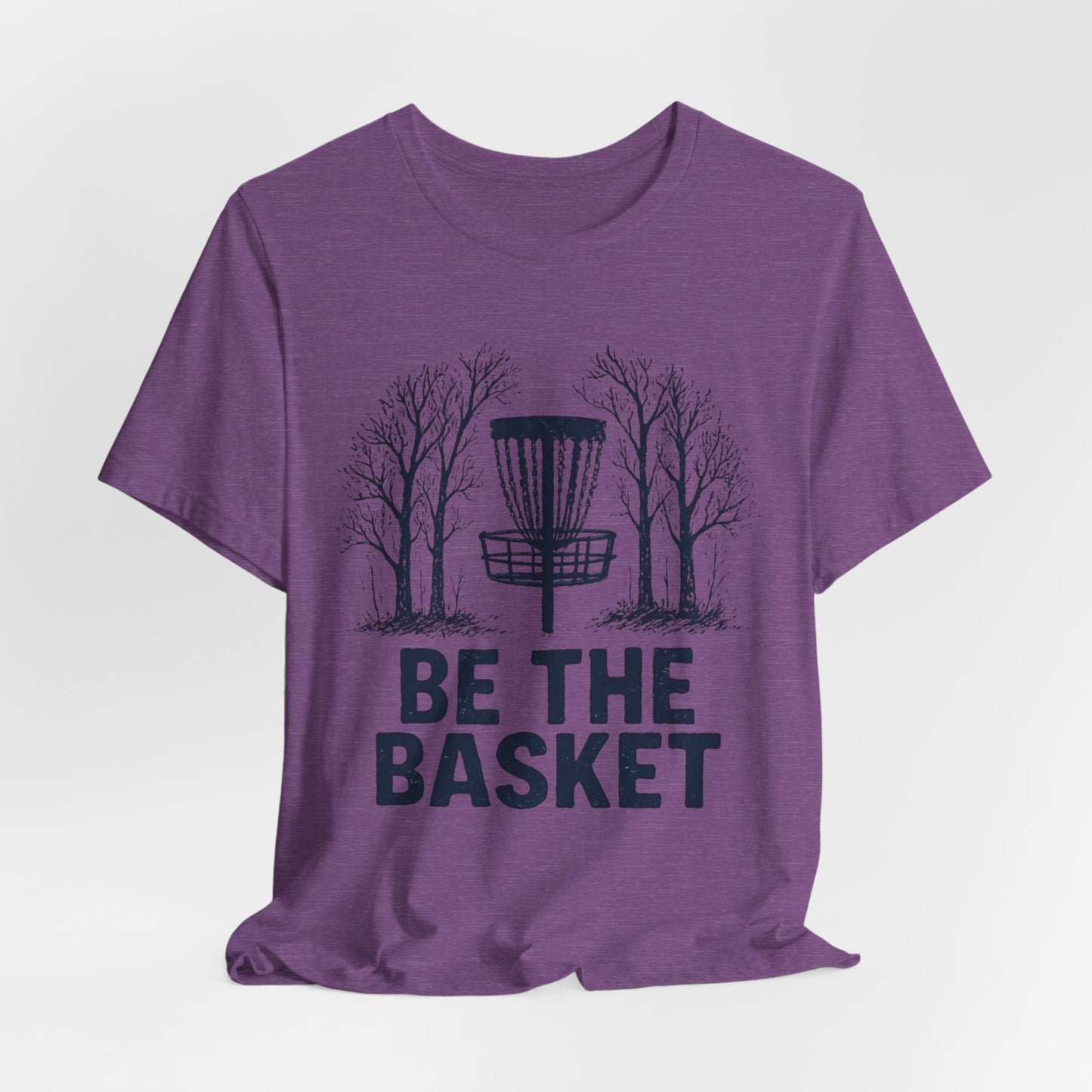 BE THE BASKET Disc Golf Basket Fall Black 1, Disc Golf Unisex T-Shirt