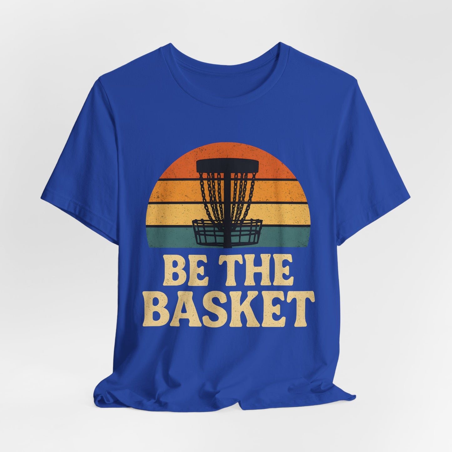 BE THE BASKET Disc Golf Basket Retro 8, Disc Golf Unisex T-Shirt