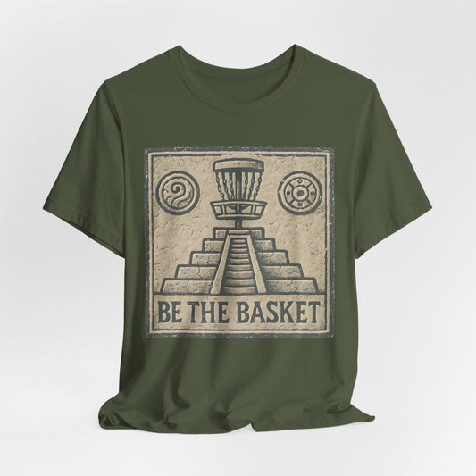 BE THE BASKET Disc Golf Basket Mayan 1, Disc Golf Unisex T-Shirt