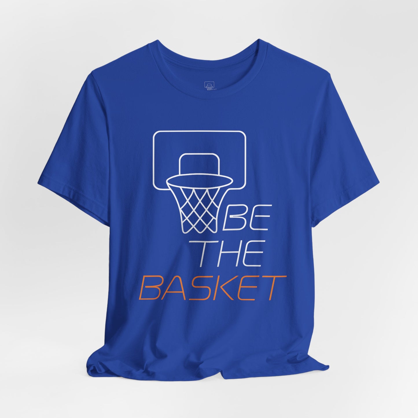 Copy of BE THE BASKET Basketball Goal Line Art 2, Unisex T-Shirt, Disc Golf Shirt