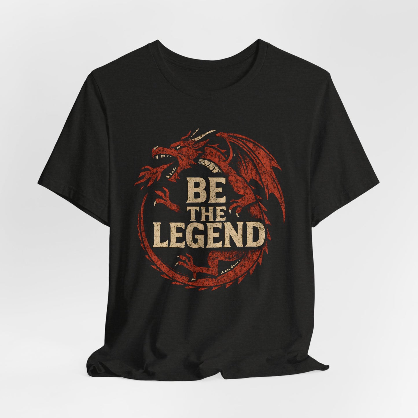 BE THE LEGEND Red Dragon Distressed, Unisex T-Shirt