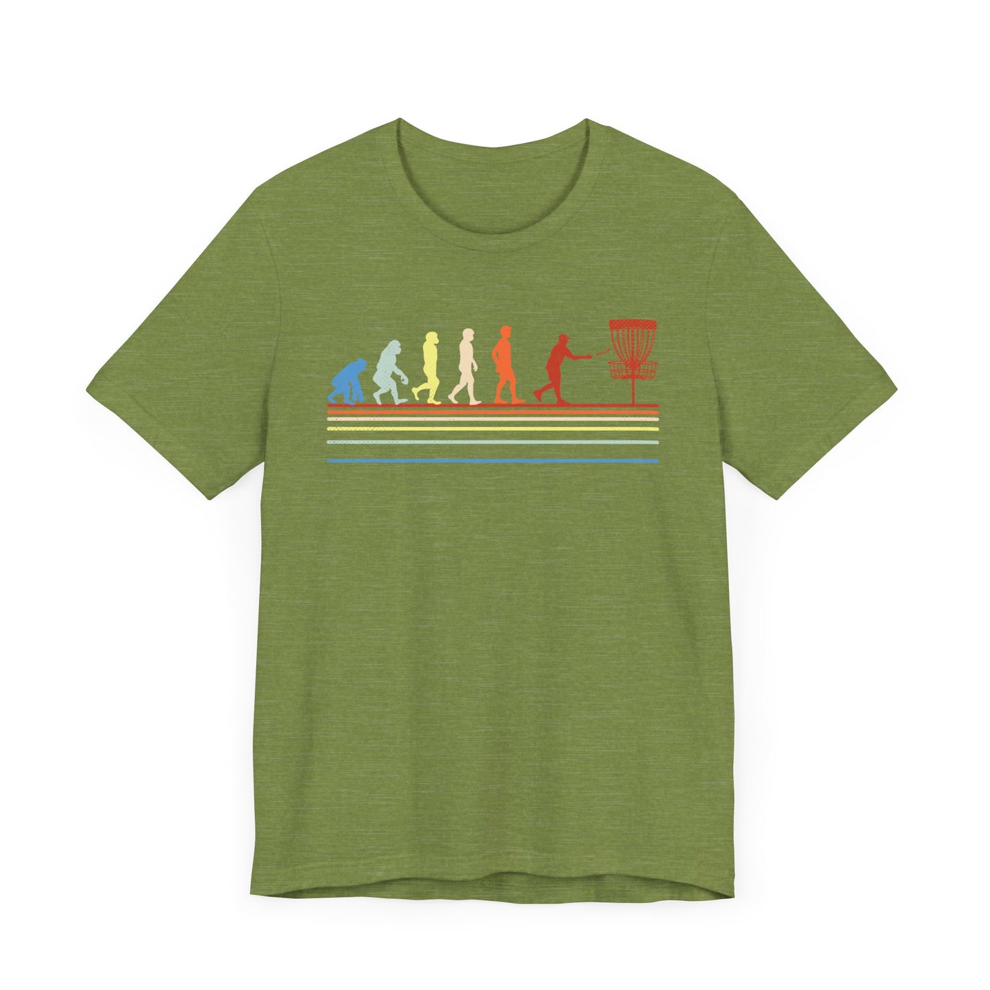 Evolution Explained Disc Golf  Softstyle Unisex T-shirt