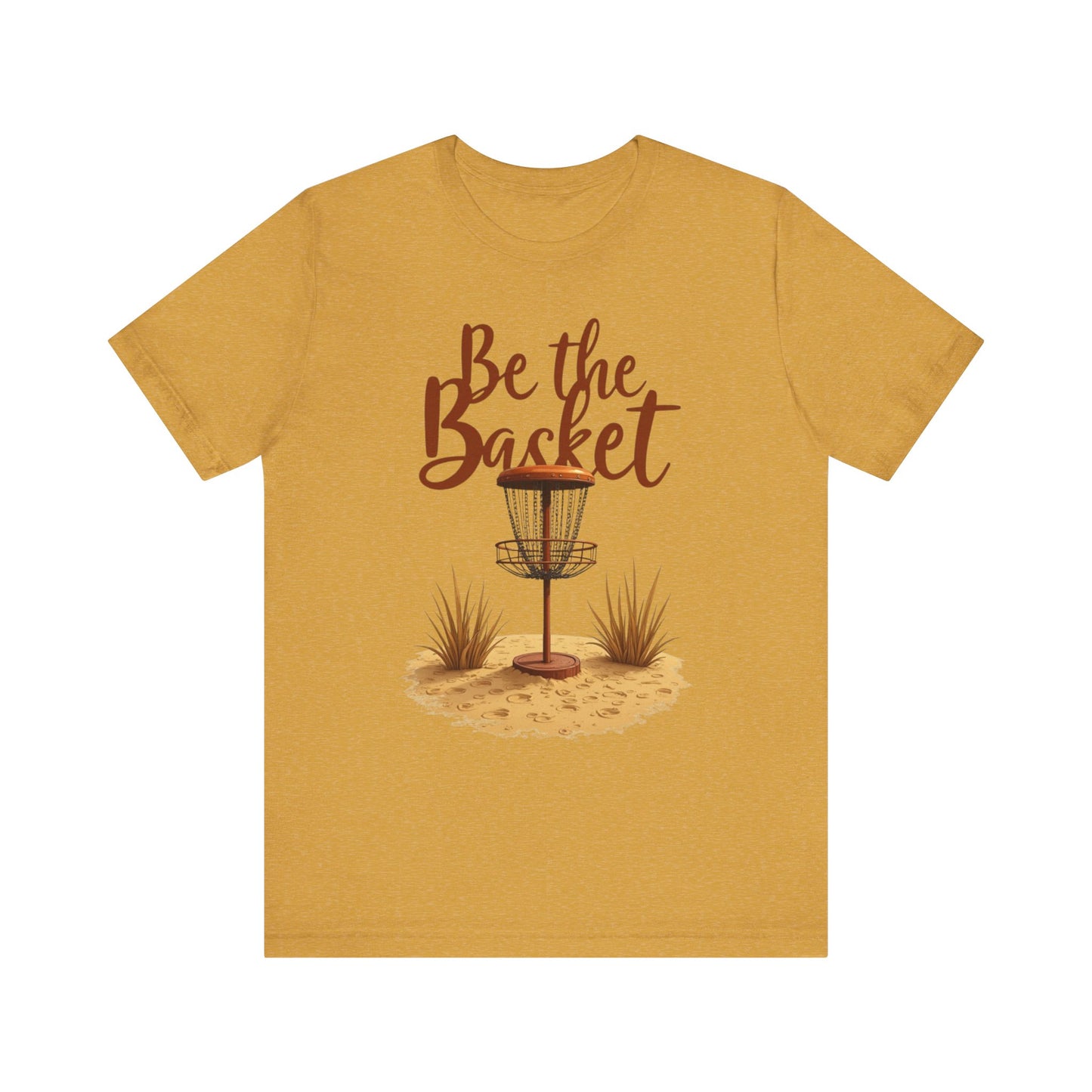 Be The Basket Brand - Desert Style -  Soft Unisex T-shirt, Disc Golf Shirt, Cool T-Shirt DISC GOLF SHIRT