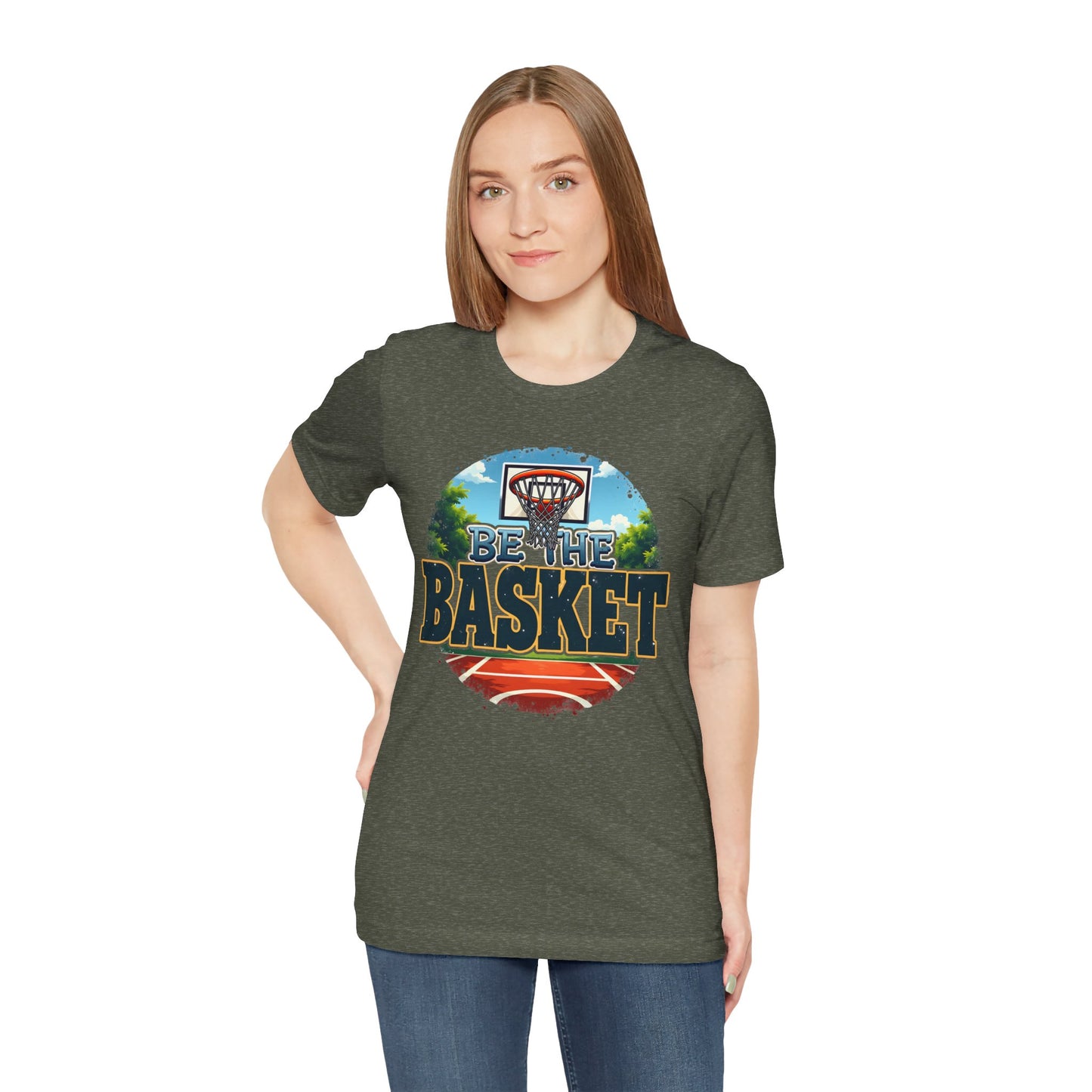 BE THE BASKET Basketball Outdoor Court 1 Unisex T-Shirt, Basketball Shirt