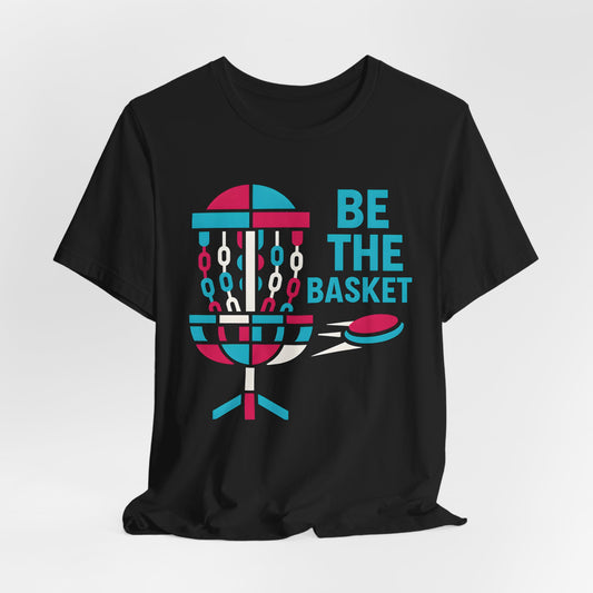 BE THE BASKET Disc Golf Basket Abstract 10, Unisex T-Shirt