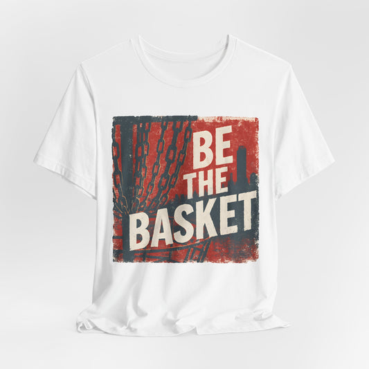 BE THE BASKET Disc Golf Basket Distressed City, Disc Golf Unisex T-Shirt