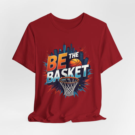 BE THE BASKET Skyline Basketball Unisex T-Shirt, Basketball Shirt